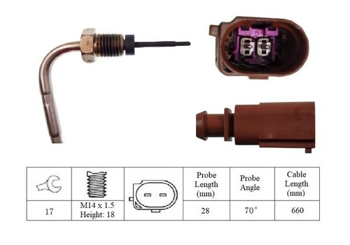 Pre dpf exhaust temperature - exhaust,