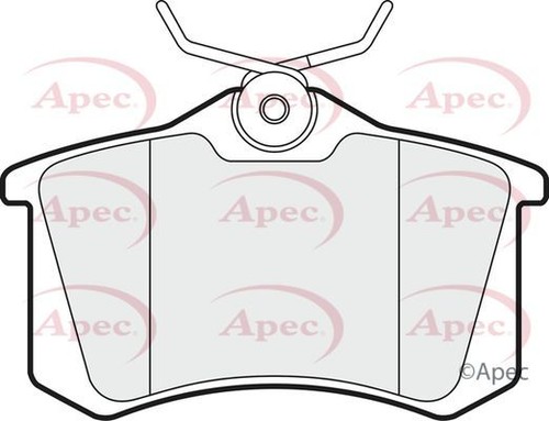 Apec rear brake pads - pads, for