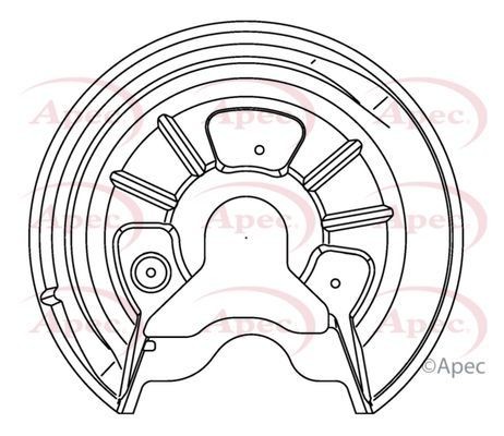 Apec rear left - rear, splash