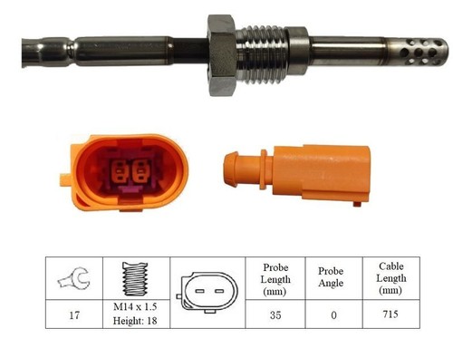 Post dpf exhaust - post, temperature