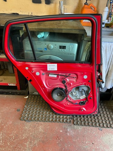 Rear door red - os, vw